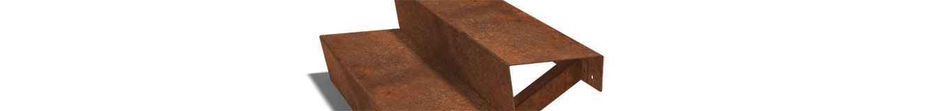 Scala esterne in acciaio corten Scala esterne in acciaio corten