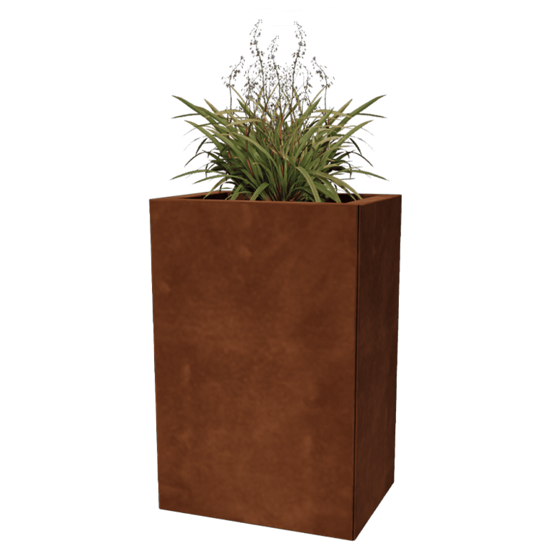 Fioriera in acciaio Corten Texas 30 x 40 cm