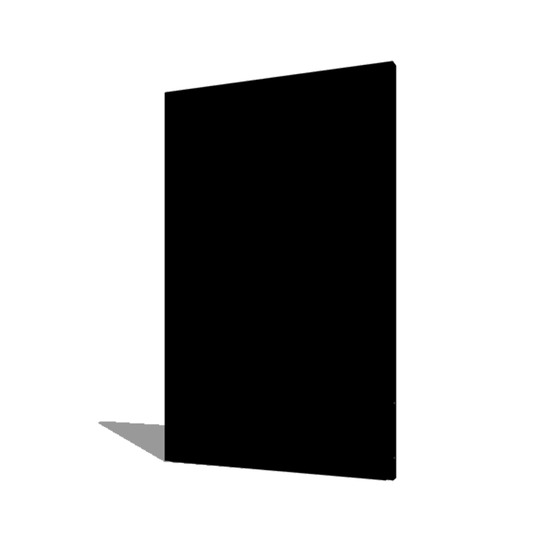 Pannello di base in acciaio verniciato a polvere 120 x 6 x 190 cm