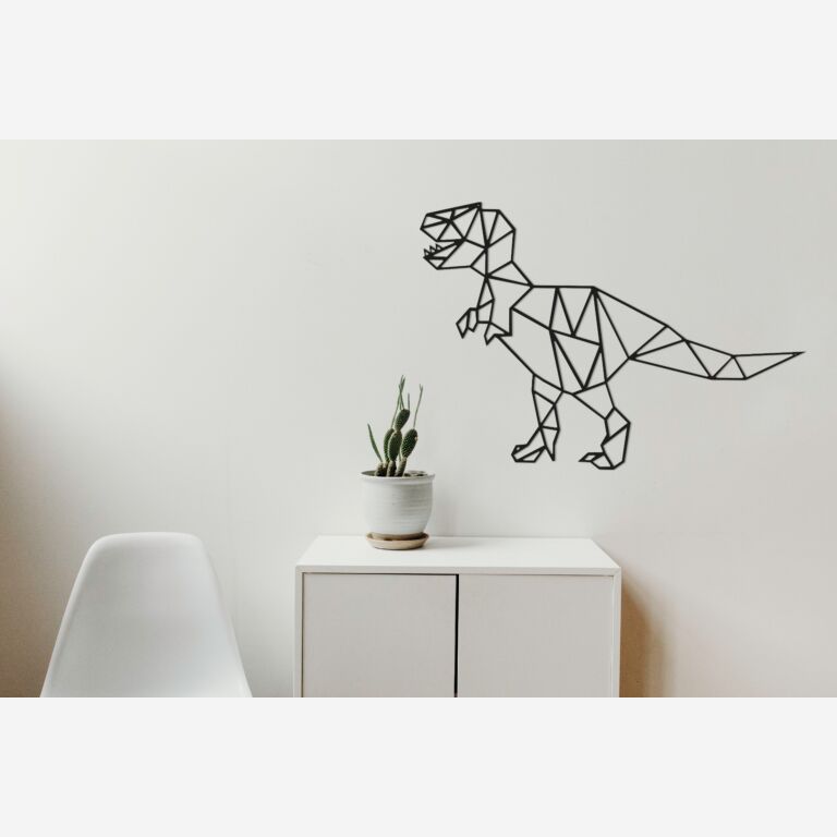 Decorazione da parete in metallo Dinosauro *FINO AD ESAURIMENTO SCORTE