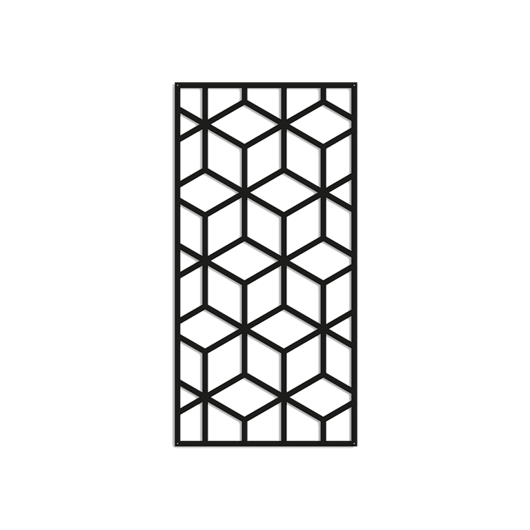 Decorazione da parete in metallo Geometric Pattern 2.0