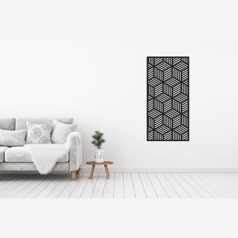 Decorazione da parete in metallo Motivo Geometrico 1.0 *FINO AD ESAURIMENTO SCORTE