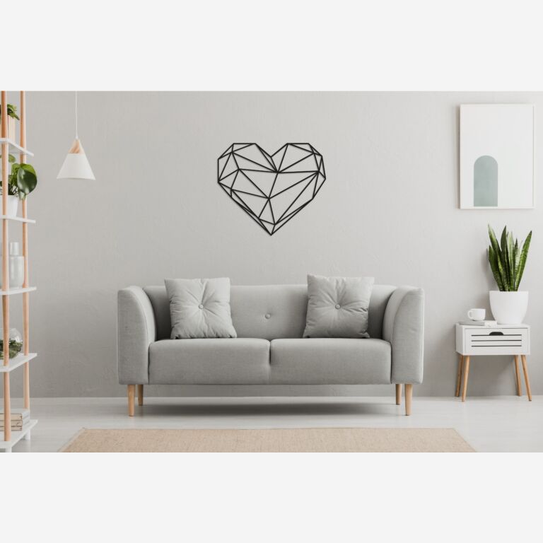 Decorazione da parete in metallo Cuore