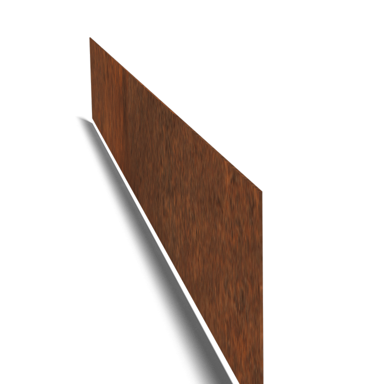 Bordura diritta in acciaio Corten 25 cm (lunghezza 240 cm)