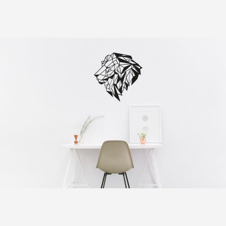 Decorazione da parete in metallo Leone 2.0
