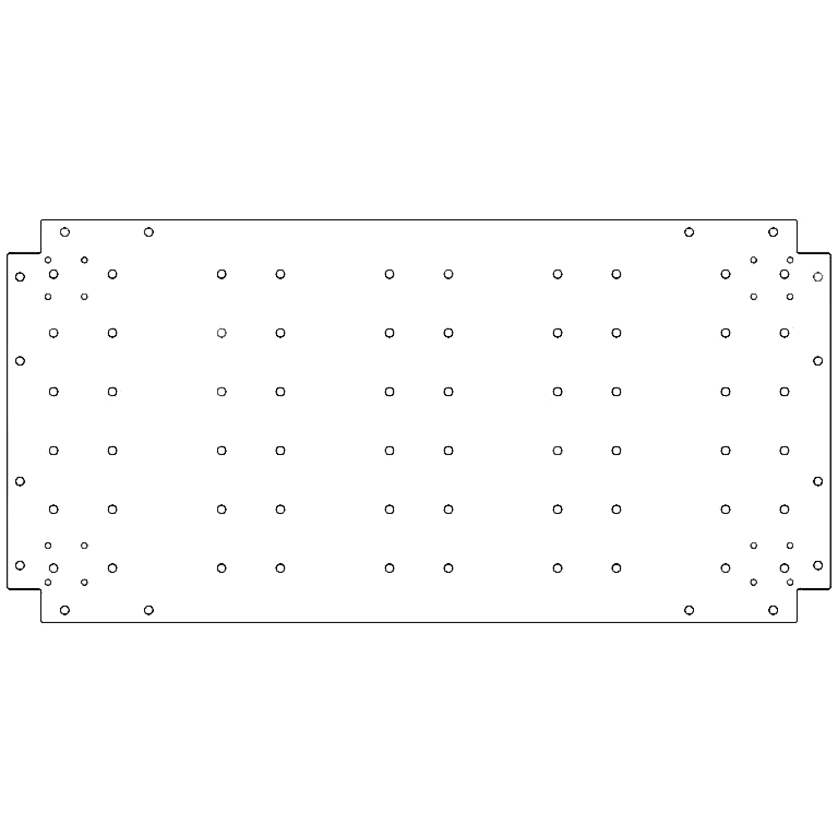 Piastra inferiore in acciaio zincato 50 x 100 cm