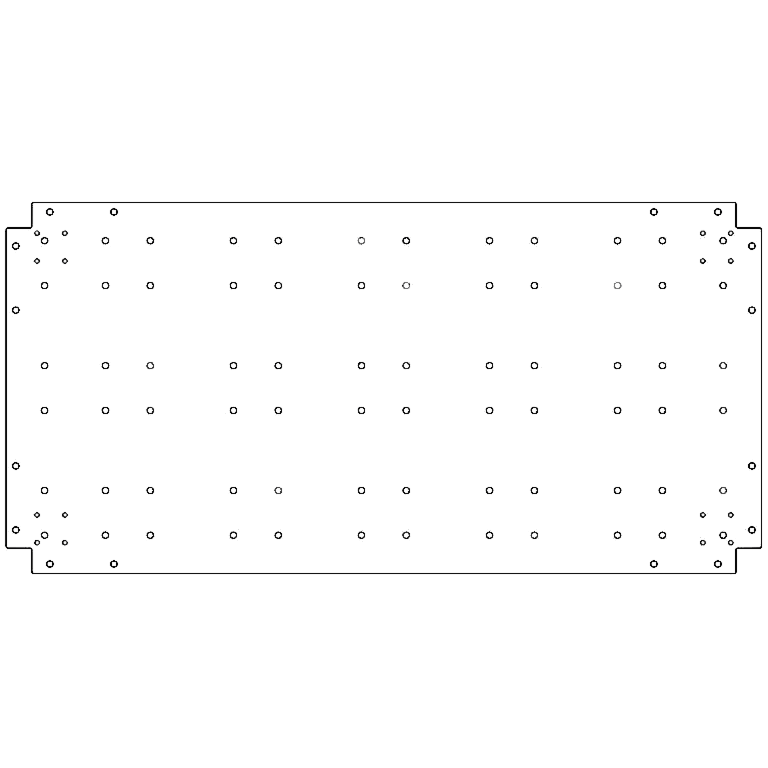 Piastra inferiore in acciaio zincato 60 x 120 cm