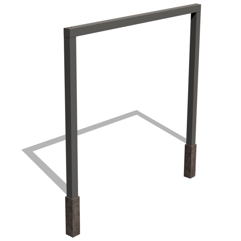 Pergola dritta in acciaio verniciato a polvere 300 cm