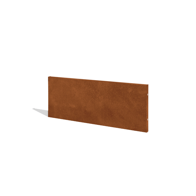 Recinzione in acciaio corten H pannello 120 x 47,5 cm