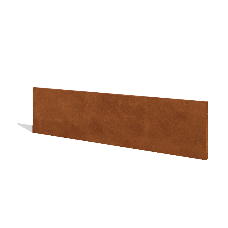 Recinzione in acciaio corten H pannello 180 x 47,5 cm