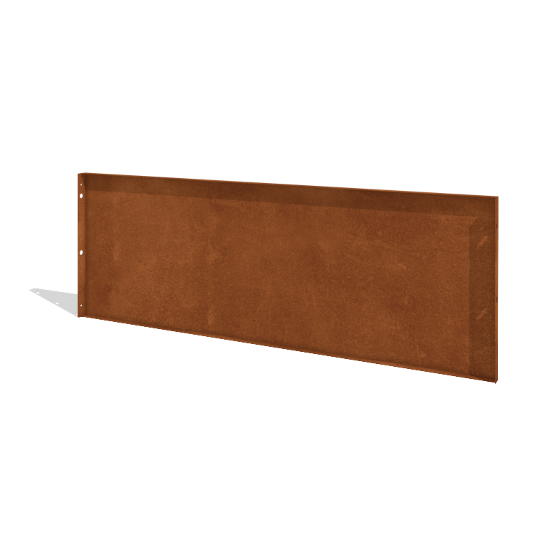 Recinzione in acciaio corten H pannello 180 x 63,3 cm