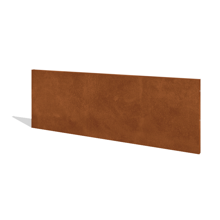Recinzione in acciaio corten H pannello 180 x 63,3 cm