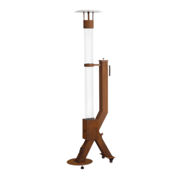 Stufa a pellet da esterno - Rocket - Corten
