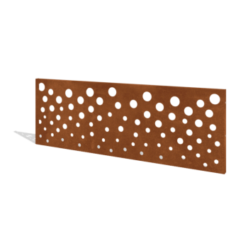 Recinzione in acciaio corten H pannello B 180 x 63,3 cm