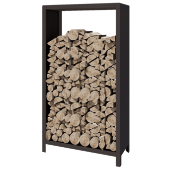 Portalegna in acciaio - Indiana - 100 x 40 x 180 cm - Altri colori RAL