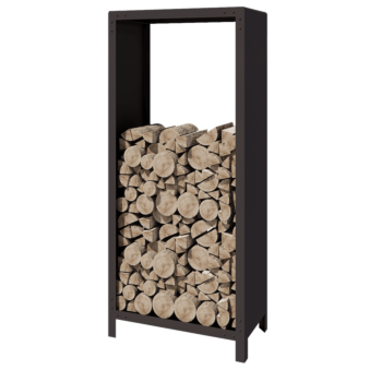 Portalegna in acciaio - Indiana - 80 x 40 x 180 cm - Altri colori RAL