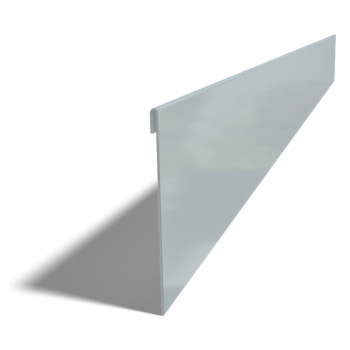 Bordura appiattita in acciaio zincato 13 cm (lunghezza 240 cm)