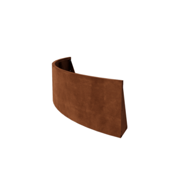 Muro di contenimento in acciaio corten - Curva esterna - 150 x 150 x 50 cm