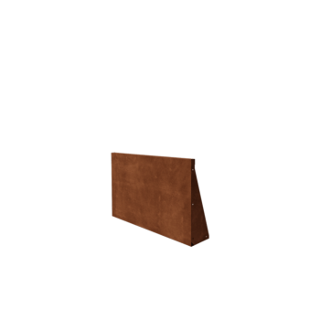 Muro di contenimento in acciaio corten - Dirrita - 100 x 60 cm