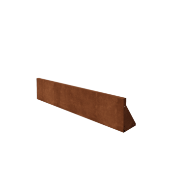 Muro di contenimento in acciaio corten - Dirrita - 150 x 30 cm