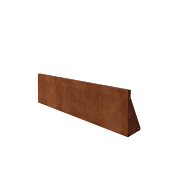 Muro di contenimento in acciaio corten - Dirrita - 150 x 40 cm