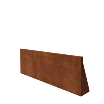 Muro di contenimento in acciaio corten - Dirrita - 150 x 50 cm