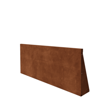 Muro di contenimento in acciaio corten - Dirrita - 150 x 60 cm