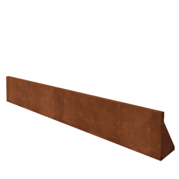 Muro di contenimento in acciaio corten - Dirrita - 200 x 30 cm