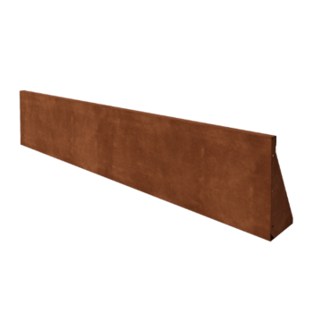 Muro di contenimento in acciaio corten - Dirrita - 200 x 40 cm