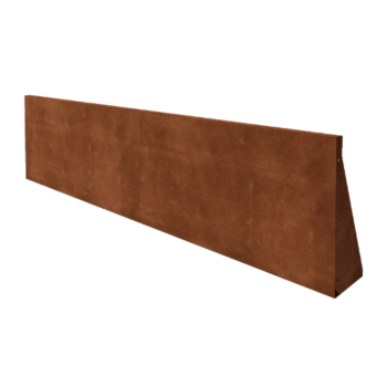Muro di contenimento in acciaio corten - Dirrita - 200 x 50 cm