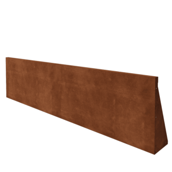 Muro di contenimento in acciaio corten - Dirrita - 200 x 50 cm
