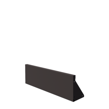 Muro di contenimento in acciaio - Dirrita - 100 x 30 cm - Altri colori RAL