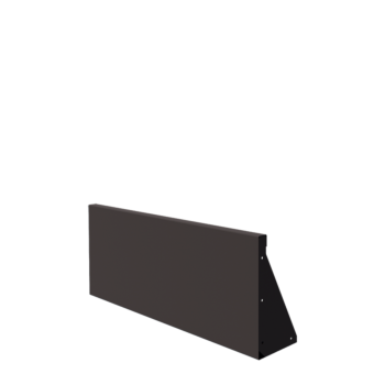 Muro di contenimento in acciaio - Dirrita - 100 x 40 cm - Altri colori RAL