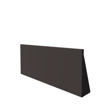 Muro di contenimento in acciaio - Dirrita - 150 x 60 cm - RAL7016 opaco (grigio antracite)