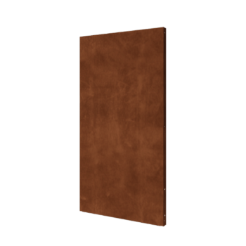 Pannello di base in acciaio corten 100 x 6 x 190 cm