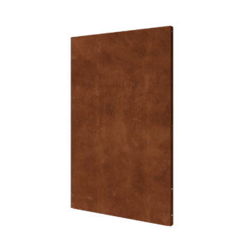 Pannello di base in acciaio corten 120 x 6 x 190 cm