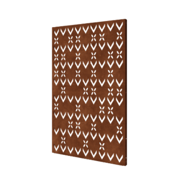 Pannello in acciaio corten con modello del tetto composizione 3 120 x 6 x 190 cm