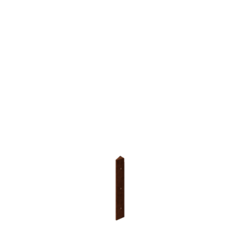 Fioriera in acciaio corten - Pezzo d'angolo 30° - 30 cm