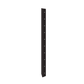 Fioriera in acciaio - Pezzo d'angolo 90° - 100 cm - RAL7016 opaco (grigio antracite)