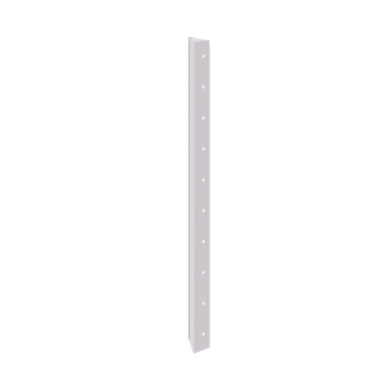 Fioriera in acciaio - Pezzo d'angolo 90° - 100 cm - RAL9010 opaco (bianco)