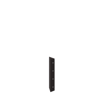 Fioriera in acciaio - Pezzo d'angolo 90° - 40 cm - RAL7016 opaco (grigio antracite)