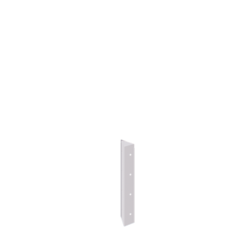 Fioriera in acciaio - Pezzo d'angolo 90° - 40 cm - RAL9010 opaco (bianco)