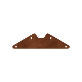 Fioriera in acciaio corten - Piastra di giunzione - 120°
