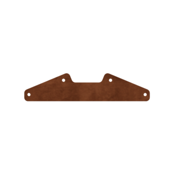 Fioriera in acciaio corten - Piastra di giunzione - 135°
