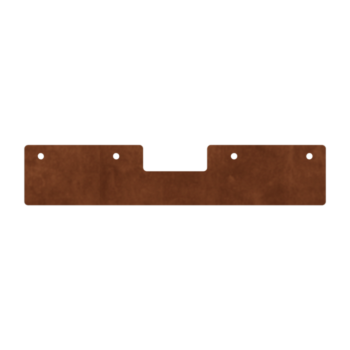 Fioriera in acciaio corten - Piastra di giunzione - 180°