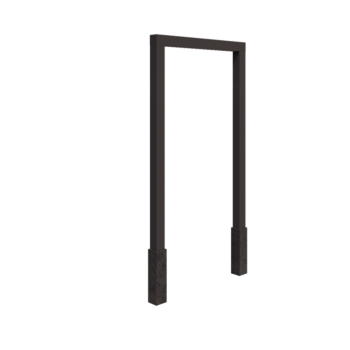 Pergola in acciaio - Dirrita - 200 x 230 cm - Altri colori RAL - Con base in cemento