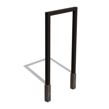 Pergola dritta in acciaio verniciato a polvere 150 cm