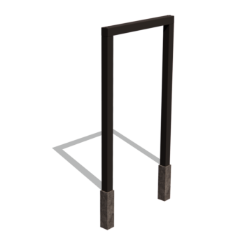 Pergola in acciaio - Dirrita - 150 x 230 cm - Altri colori RAL - Senza base in cemento