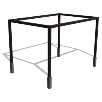 Pergola quadrata in acciaio verniciato a polvere 424 x 300 cm