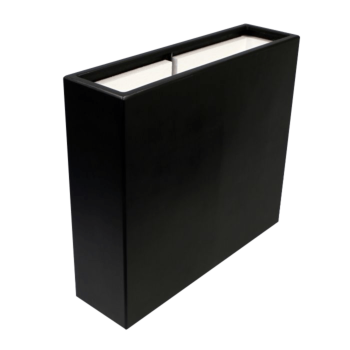 Fioriera in vetroresina - Rettangolo - 100 x 40 x 100 cm - RAL9010 opaco (bianco) - Con fondo